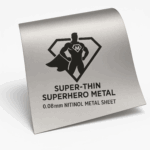 0.08mm nitinol metal sheet with shape memory and superelastic properties