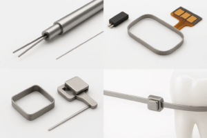 nickel titanium alloy flat wire in guidewire for minimally invasive medical devices