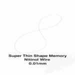 super thin shape memory nitinol wire 0.01mm medical robotics aerospace