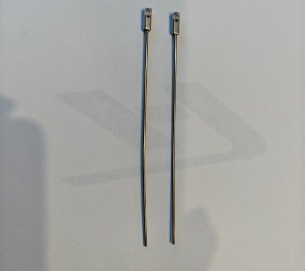 Nitinol shafts for eyeglass frames